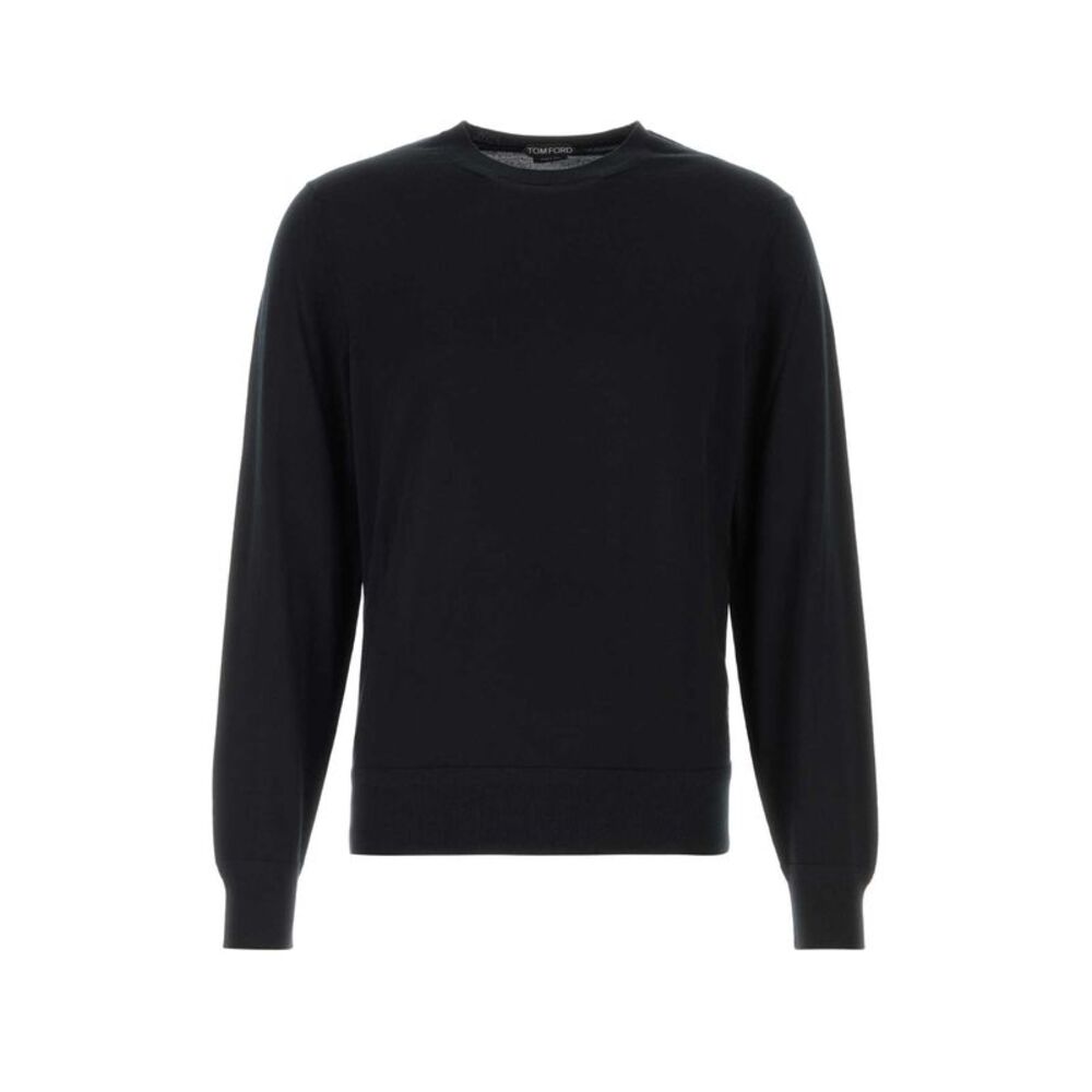 Tom Ford Men Black Wool Sweater